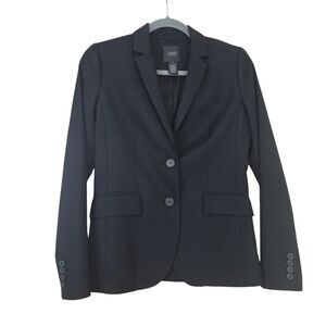J.Crew Super 120s 100% Wool Blazer in black Academia Preppy Equestrian Office